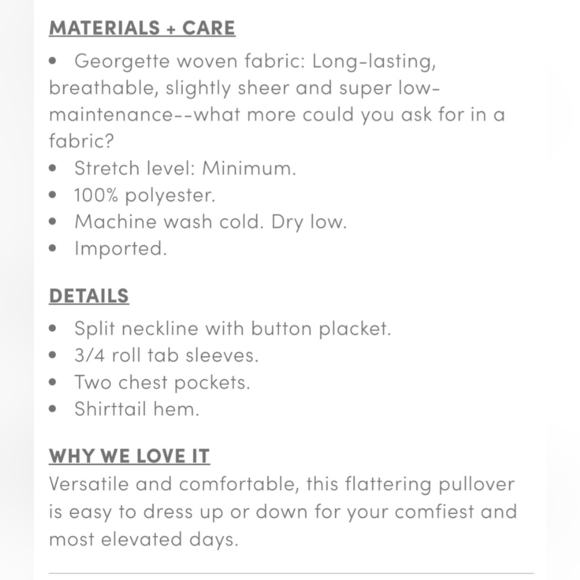 Torrid Harper Georgette Pullover 3/4 Sleeve Blouse - Picture 2 of 9